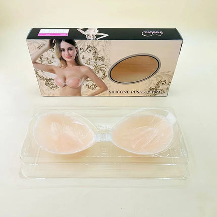 Waterproof Silicone Bra Invisible Strapless Breast Patch Breathable Underwear for Women Comfortable Home Clothes Intimate Wear