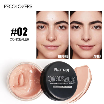 Waterproof Lasting Concealer Cream Moisturizing Full Cover Acne Mark Dark Circles Contour Concealer Makeup Palette Face Makeup