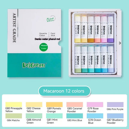 Soft Oil Pastel Professional Art Crayons 6/12/18/24 Color Macaron Drawing Quick Drying Artist Grade Solid Gouache Paint Sticks