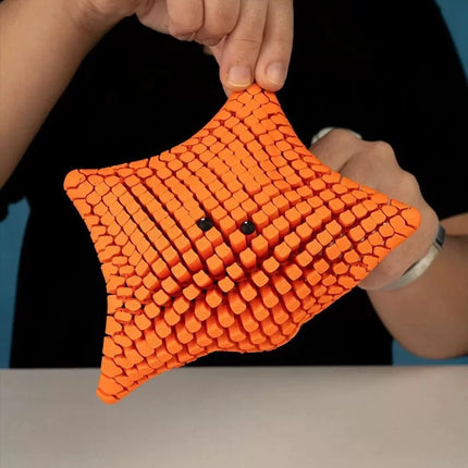 Fidget Toy Flexible Desk Decor 3D Printed Articulated Starfish Stress Relief Gift for Kids and Adults Visual toys