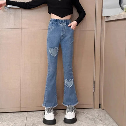 Kids Clothes Baby Girls Pants Sweatpants Children's Clothing Denim jeans Autumn Streetwear Spring Casual Kids Pants