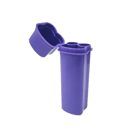 Two Holes Flip-top Cigarette Case Kit Including Lighter for Easy Storage Portable  Around Smoking Compact Smoke Storage