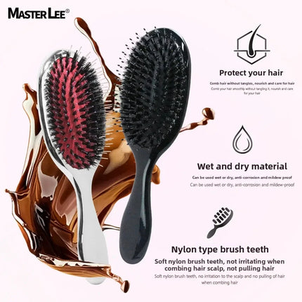 Electric Plating Small Air Cushion Comb Hair Extension Brush Shampoo Massage Fluffy Styling Comb Professional Salon Tool