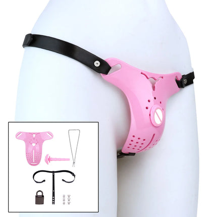 LICKER ABS Chastity Cages With Urethral Orifice Penis Bondage Cock Lock Loyalty Belt Sex Toys For Men Sissy Erotic Accessories