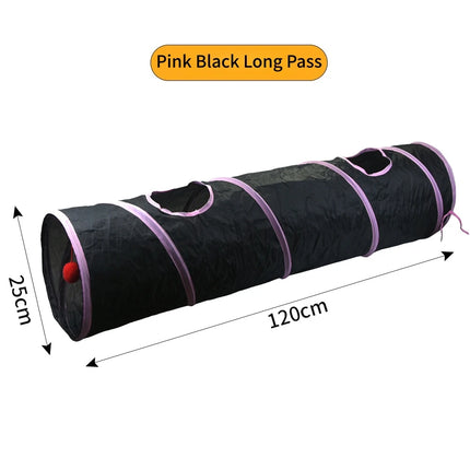 Cat Tunnel Pet Supplies Cat S-Type Play Tunnel Foldable Cat Tunnel Cat Toy Breathable Drill Barrel for Indoor Loud Paper