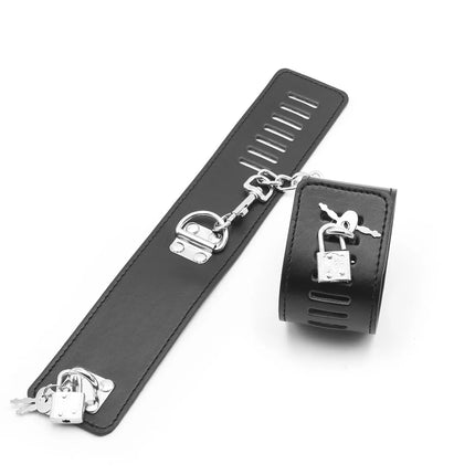 Exotic Lingerie Accessories of Adjustable PU Leather Handcuff Ankle Cuff for Couples Bdsm Bondage Restraint Sex Bondage Sex Toys
