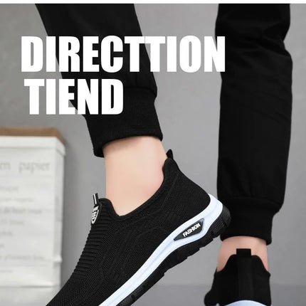 Men Casual Shoes Breathable Sneakers Mens Lightweight Walking Running Shoes Slip on Loafers for Couple Zapatillas Hombre Size 44