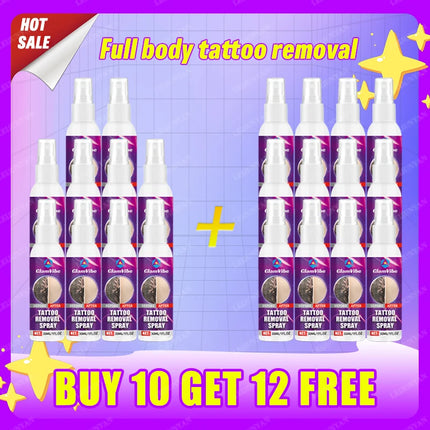 Fast and effective tattoo removal, no laser required, no pain, no marks left