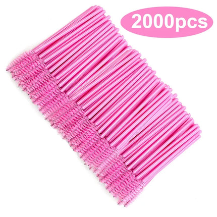 Wholesale Eyelash Brush Mascara Wands Wholesale Spoolies Eyebrow Lash Cleaning Brushes Applicator Makeup Tools 50/1000/2000pcs