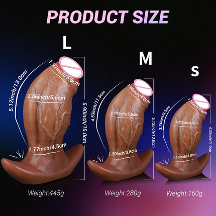 Realistic Silicone Dildo Anal Butt Plug with Anchor Base Prostate Female Big Dick Huge Penis G-spot Masturbation Adult Sex Toys