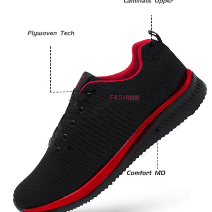 Men Running Spring Autumn Walking Loafers Fashion Casual Sports Shoes Breathable Light Men's Outdoor Shoes Plus Size38-48