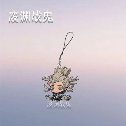 Anime GACHIAKUTA Mobile Phone Lanyard Rudo Enjin Zanka Riyo Jabber Acrylic Keychain Pendant Chains for Accessories Bag Fans Gift