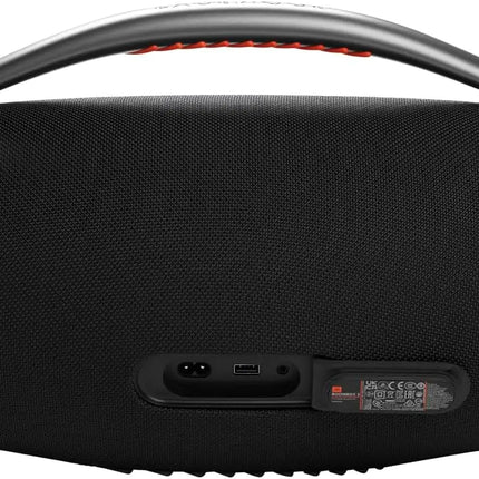 JBL Boombox 3 Black Portable Bluetooth Speaker with Massive Sound, Deepest Bass, IPX7 Waterproof, 24H Playtime, PartyBoost