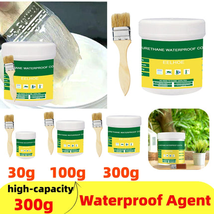 Transparent Waterproof Coating Sealant Agent Wall Leak Repair Material Invisible Glue for Roof Leakage Crack Seepage with Brush