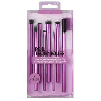 Portable Makeup Brush Set Foundation Blush Highlighter Brush Long Handle Artificial Fiber Brushes Box Packaged for General Use
