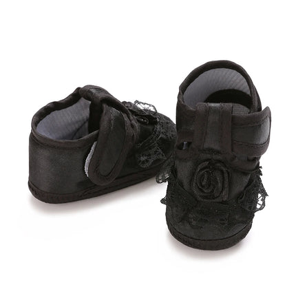 Multiple Options Newborn Baby First Baptist Shoe: Newborn Boy and Girl White Baptist Shoes Soft Sole Walking Shoes Size-9CM-10CM