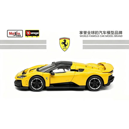 NEW IN STOCK Maisto 1:64 Ferrari F80 Miniature Diecast Alloy Car Model Toy Rubber Tires For Collectors Display Limited Edition