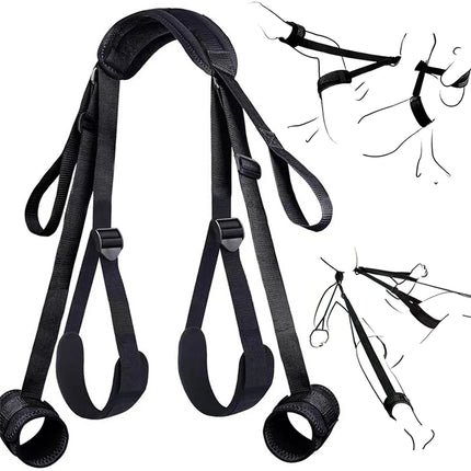 Bdsm Bondage Set Restraint Erotica Binding Sex Forced Split Leg Straps Neck Wrist SM Sex Toys for Woman Couples Product