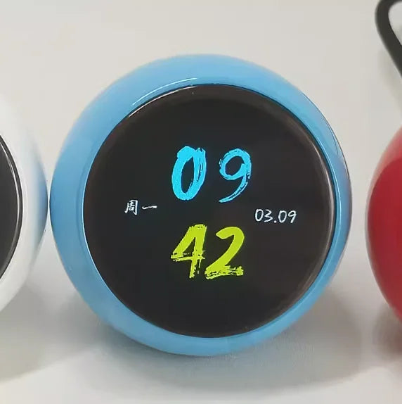 Smart Car Expression Robot Toy With Photo Album Mochi Potato Substitute Clock Feature Ideal Graduation Gift Electronic Ai Toy