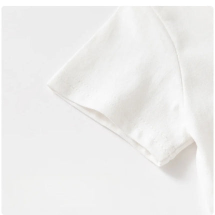 2026 Boys Short Sleeve Polo Shirt 100% Cotton Summer 2-6Y Kids Solid Color Soft and Breathable T-shirt for Children Clothes