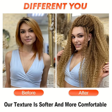 Brazilian Braids Synthetic Crochet Hair Afro Curls Braiding Hair Extensions For Women African Braided Kinky Curly Hair OmbrePink
