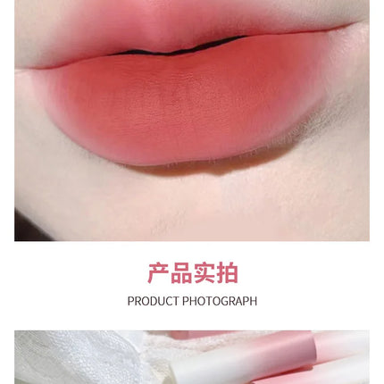 Waterproof And Durable Air Lip Gloss Matte Velvet Cushion Lip Cream Lip Powder Cream Women's Natural White Lip Gloss