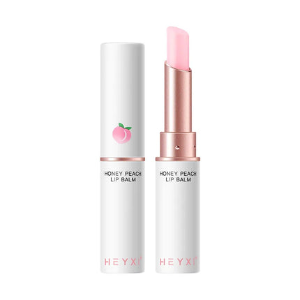Honey Peach Lip Balm Color Change Lipstick Lips Plumper Moisturizing Hydrating Nourishing Lips Skin Care
