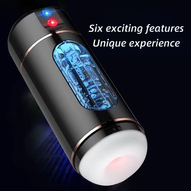Automatic Suction Male Masturbator Cup, Vibration Blowjob Machine, Sex Machine, Oral Sex Machine, Sex Toy for Men, Penis Masturbator
