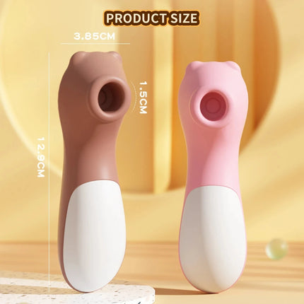 Powerful Whisper-Quiet Clitoral Stimulator for Women, Oral Vacuum Vibrator with Nipple Massage, Battery-Powered Plastic Body
