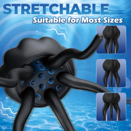 Bokisoon Male Masturbator Male Sex Toys for Men Adult Toys 10 Vibrating Wrapping Tentacle Mens Vibrator for Penis Stimulator