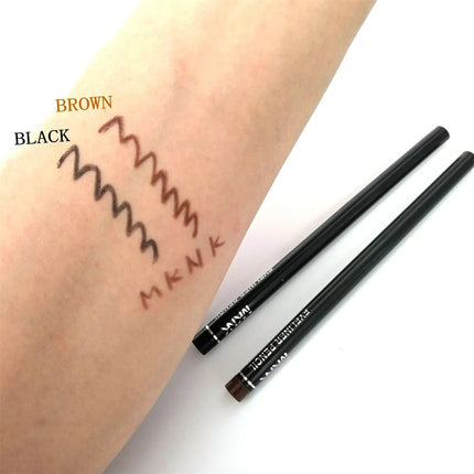 3Pcs Waterproof & Sweat-Proof Black Eyeliner Pencil - Long-LastingSmudge-Proof for Bold Eye Makeup, Easy Glide Formula for Perfe