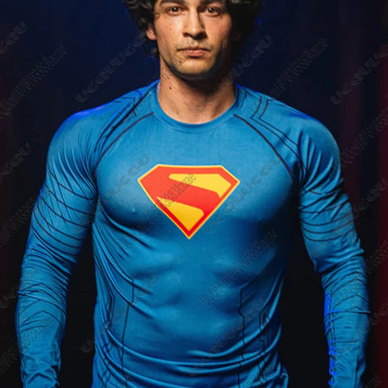 Superman Fitness T-shirts Muscle Short Sleeve Tees Casual Round Collar Sports Tshirt MMA Series Body Building Top Male Clothes