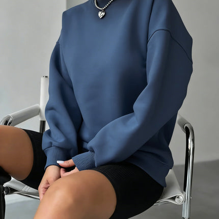 Solid Fashion Streetwear Women 12 Color Sports Sweatshirts Autumn Casual Pullovers Thicken Y2K Hoodie Hip Hop Street Sportswear