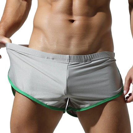 TAUWELL Men's Low-Rise Casual Trunks Slits Shorts Comfortable Breathable Underwear for Active Lifestyle