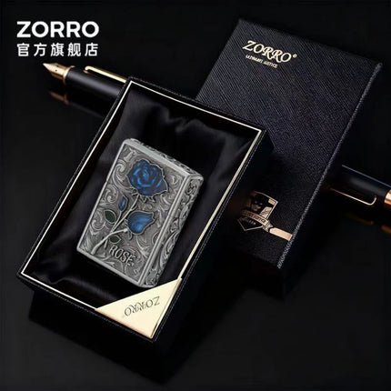ZORRO Black Titanium Constantine Kerosen Lighter, Personalized Thickened Armor, Gift for Boyfriend Gadgets for Men