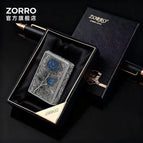 silver rose with box