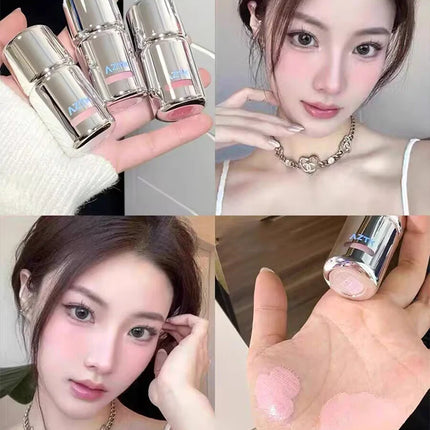 AZTK Liquid Blush Korean Style Makeup Matte Waterproof Brighten Face Peach Pink Purple Jelly Color Blusher Nude Rubores Rouge