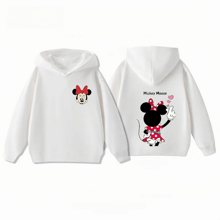 Cute Mickey and Minnie Hoodies for Kids, Boys and Girls, Autumn and Winter Warm Children's Hooded Sweatshirt