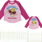 100 cm / Long t flying style pink