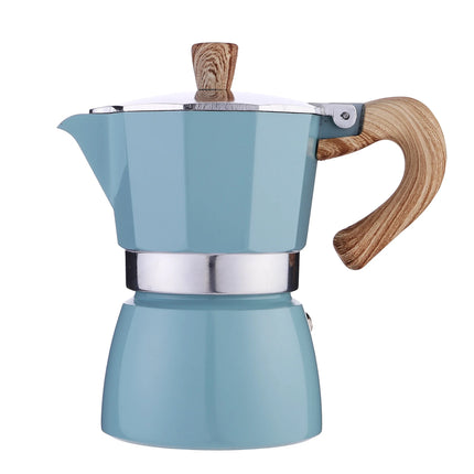 Custom Logo Moka Pot 3-cup Stovetop Espresso Maker Elegant Coffee & Tea Set