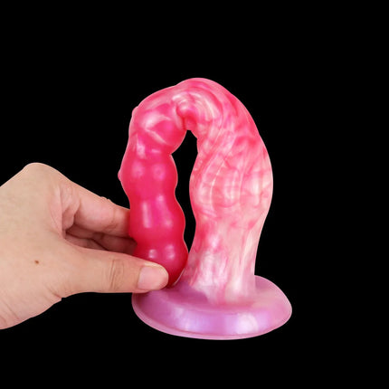 "Novelty Silicone Dildo · Unisex Massage Rod with Beaded Anal Plug - Ergonomic & Discreet Elegant Adult Toy" Pleasure Product
