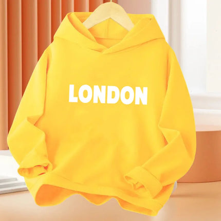 California Printing Kids Hoodie Fashion Boys Hoody Loose Sport Sweatshirts Autumn Long Sleeve Cotton Clothing