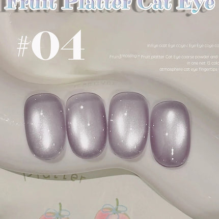 TC 12-Color Cat Eye Magnetic Gel Nail Polish 10ml Full Coverage Vernis Semi Permanent Super Gorgeous Nail Manicure Varnish Gel