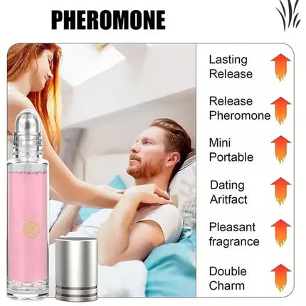 10ML Roll-on Unisex Ball Men's Essential Oil Attracts The Opposite Sex Charming Aromatic Fresh Light Scent Dating Gift