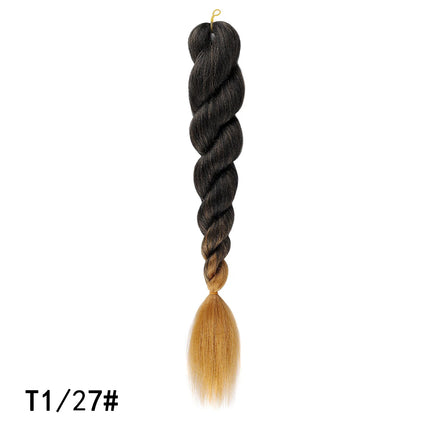 24Inch Ombre Synthetic Braiding Hair Extensions Jumbo Braids Hair for Women Crochet Braids Hair for African Hair Styling
