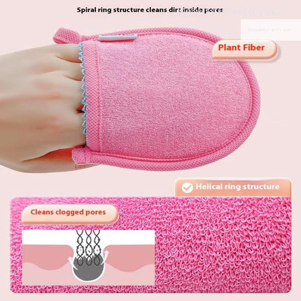 NewFace Wash Makeup Remover Puff Suitable For Home Or Travel Mitten Face Cleansing Cloth Glove Towel Bath Soft Bubble Mild Pad