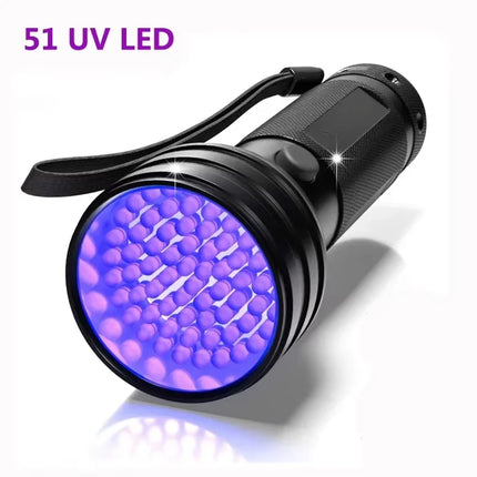 Portable 9/12/21 LED UV Ultraviolet Flashlight Blacklight 395NM Mini Torch Lantern For Pet Urine Stains Black Light Flashlights