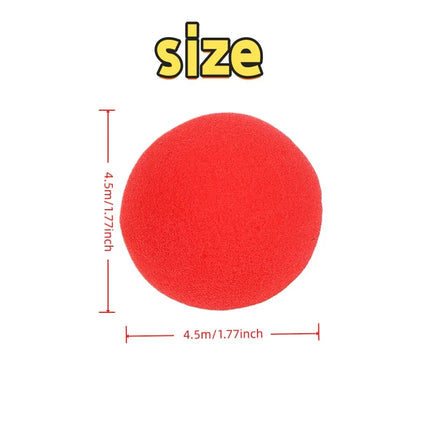 10PCS Funny Soft Sponge Magic Balls Street Magic Trick Props for Beginners Kids Adults Easy to Learn Magic Show Toy Party Gift