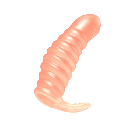 Textured Silicone Finger Cover for Clit G Spot Stimulation Skin-Friendly Massager Female Orgasm Toy for Lesbian Couples