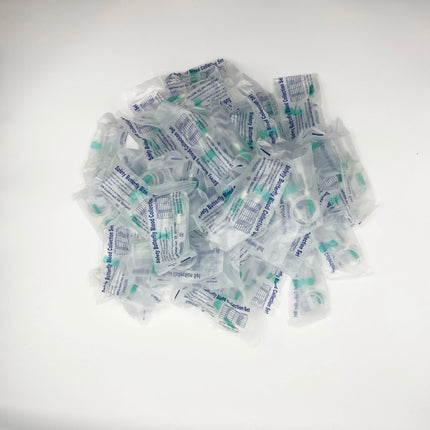 50 Sets of Safe Disposable Vacuum Blood Collection Kits with Safety Lancets Pet Medical Scalp Vein Kits